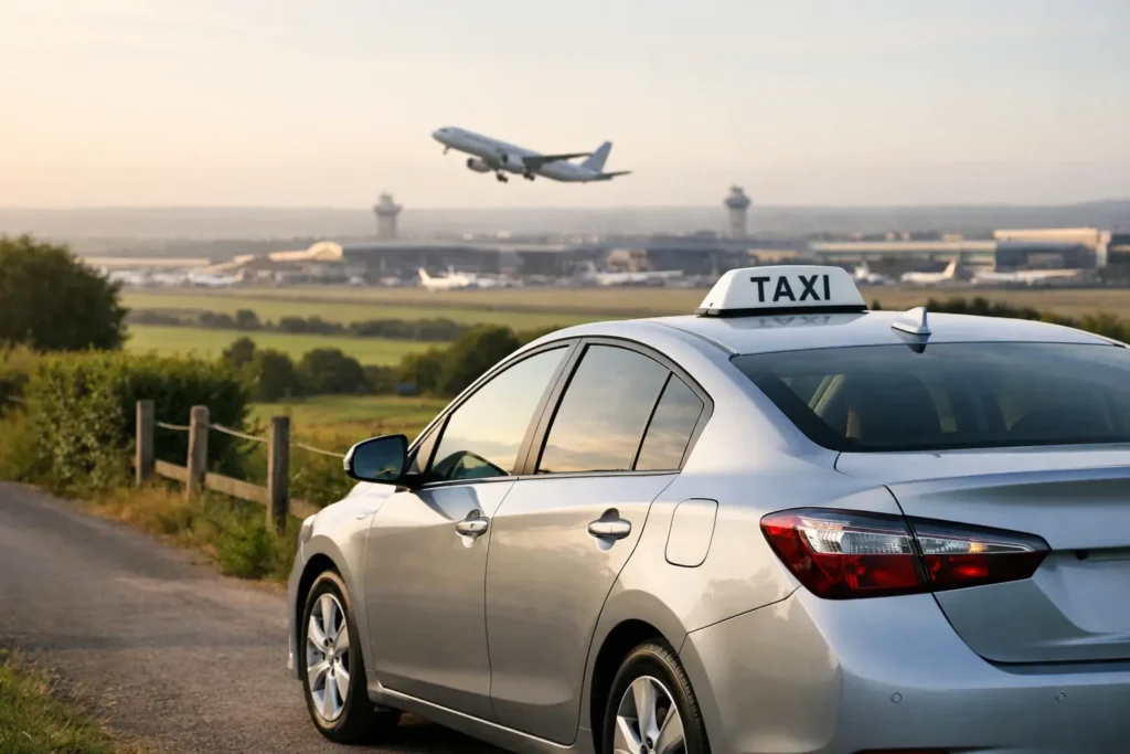 Prebooked Taxi to Airport Over Uber in Marlow Lane End