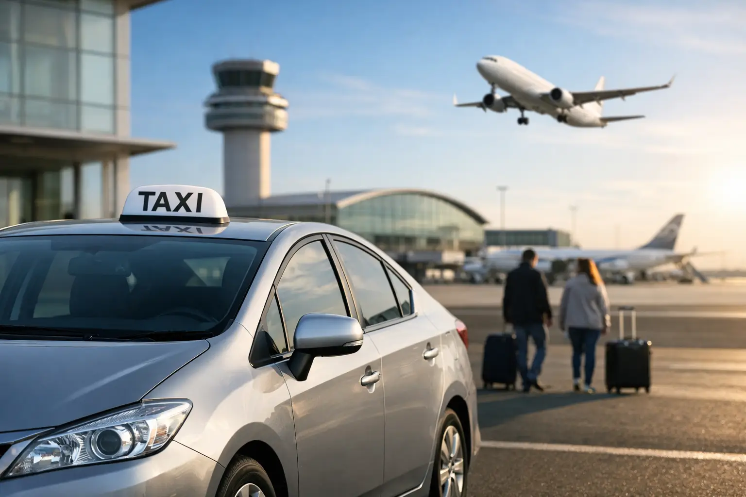 Taxi to Airport from Marlow, Bourne End and Flackwell Heath