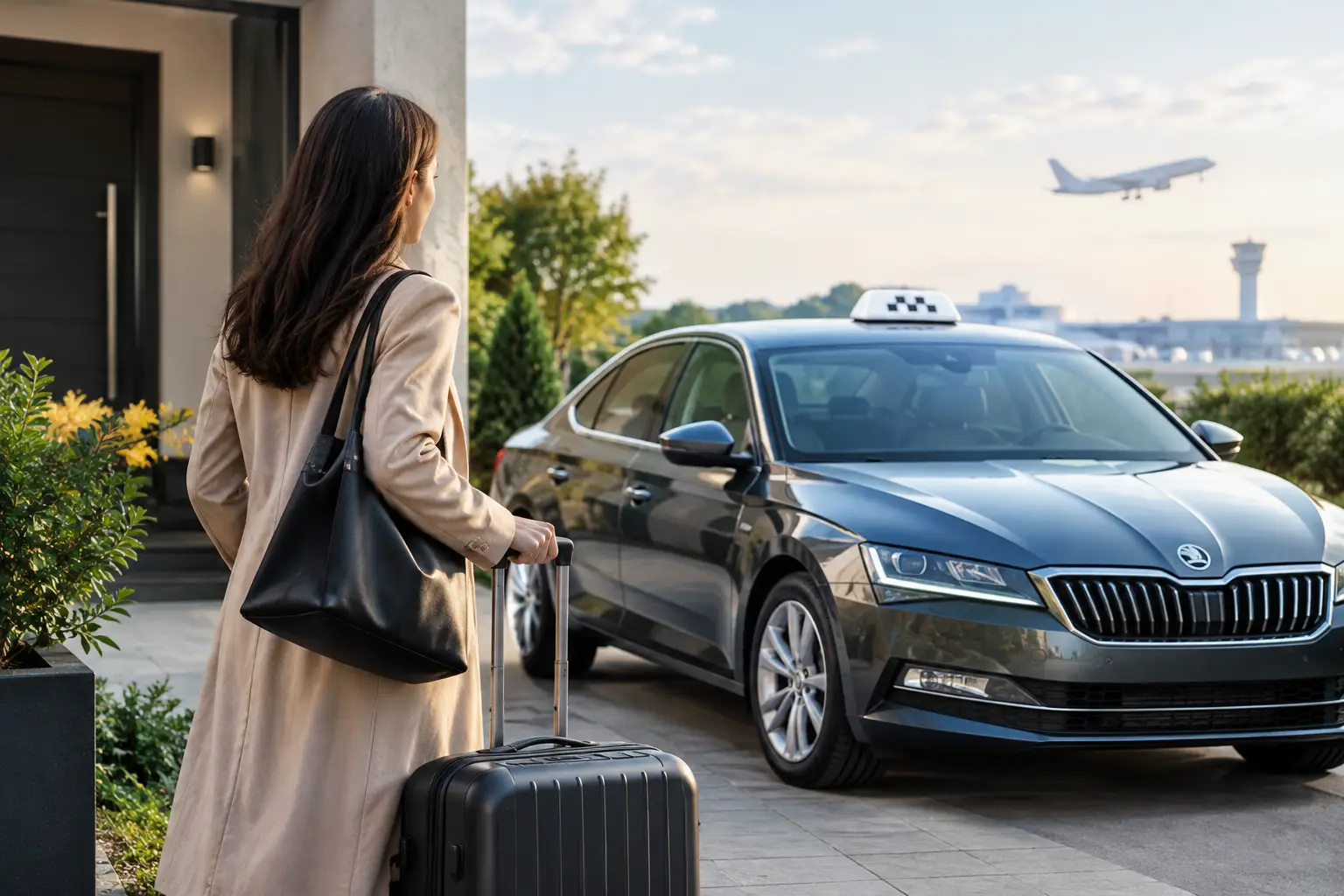 When Should Your Airport Taxi Arrive at Your Door?
